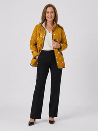 Venlora Mode| Veste Matelassée Nicole avec Motif Chats et Étoiles
