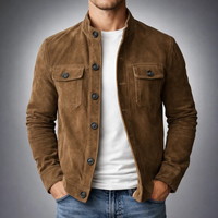 Tommaso | Veste Bomber en Suède de Qualité Supérieure
