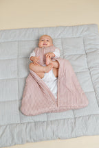 Sac de couchage pour bébé - Rayures marine et rose - TOG 2.5