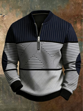 Viktor | Pull Élégant pour Hommes avec Fermeture Éclair Demi
