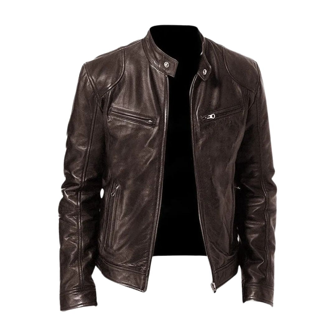 VENLORA MODE | Veste en cuir décontractée