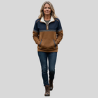 Alvette™ | Pullover Sherpa Kraag à demi-zip