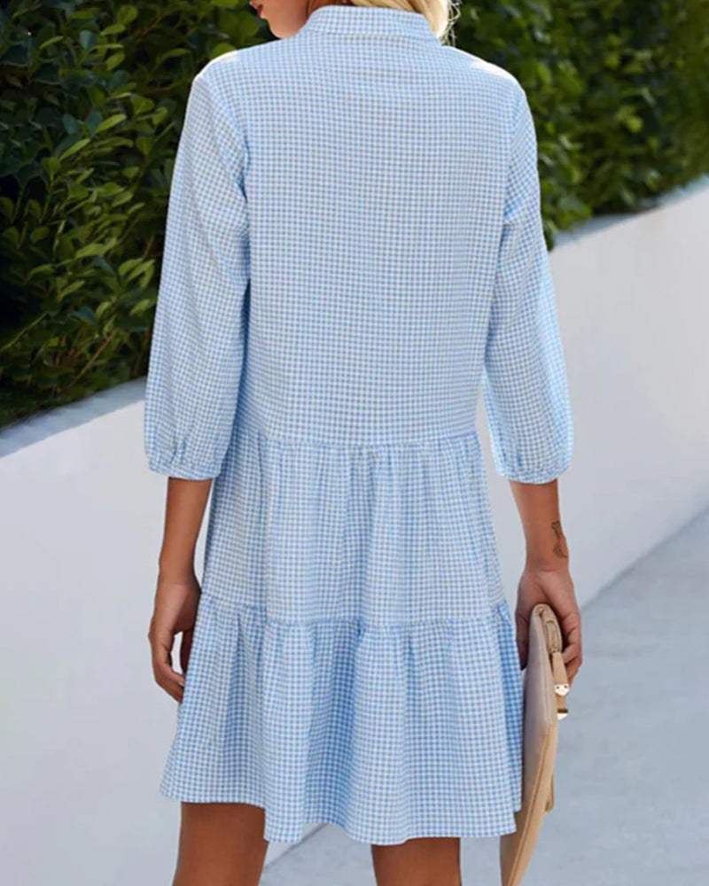 Zuri | Robe Mini Ample à Col en V