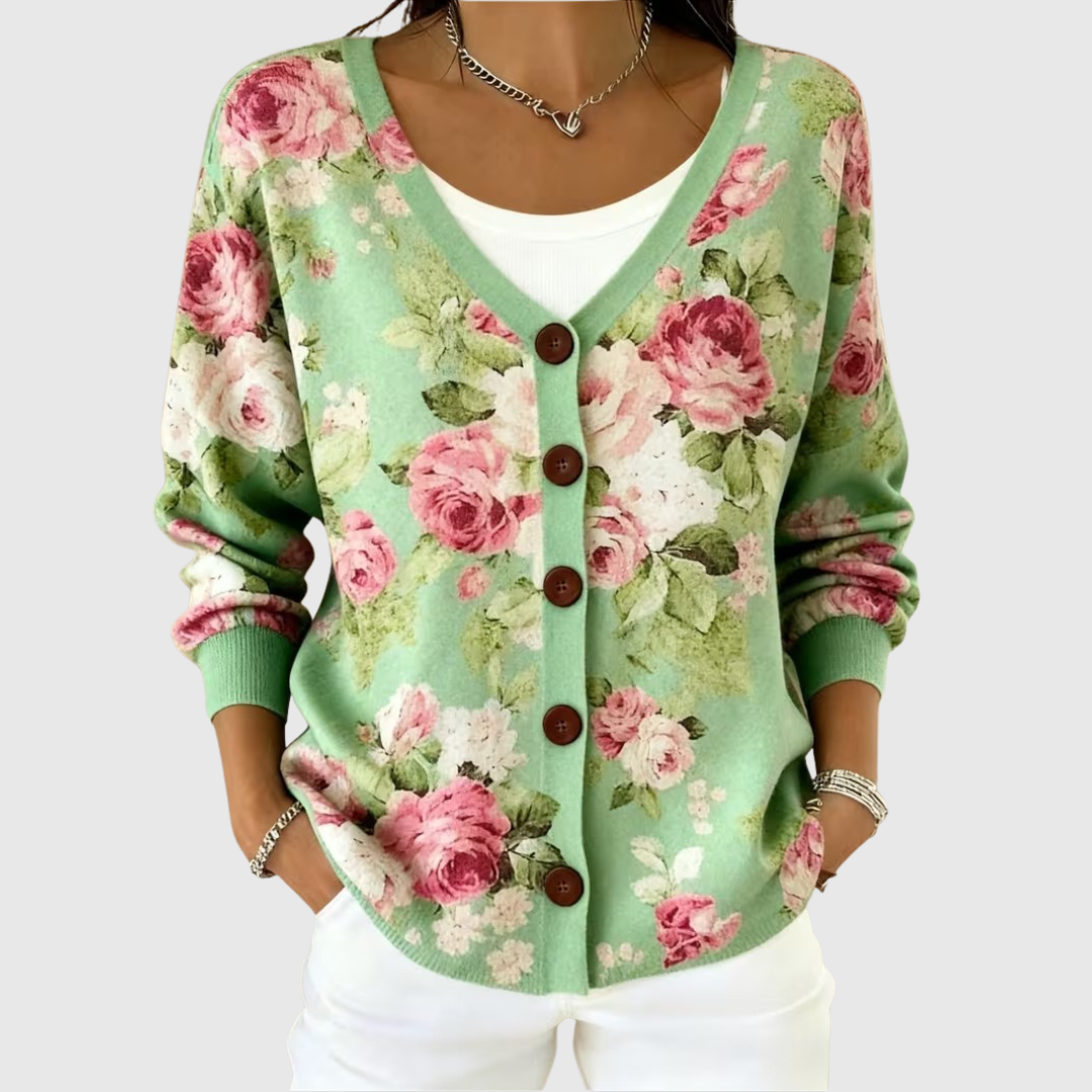 Olga | Tricot Jacket with Buttons