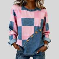 Tindelle™ | Sweatshirt Patchwork Kunst