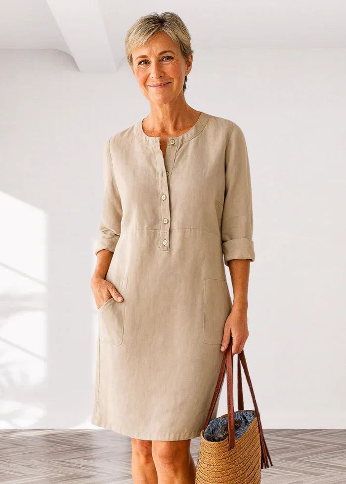 Evi | Robe décontractée pour femme, à la coupe ample et au style intemporel, idéale au quotidien