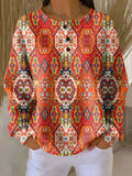 Calla | Chemise à col boutonné avec motifs