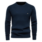 Nick | Pull à col rond avec coupe classique pour hommes