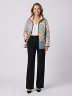 Venlora Mode | Chloé Floral Patchwork Quilted Jacket