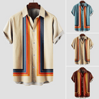 Zacharie | Chemise d'été rétro pour homme