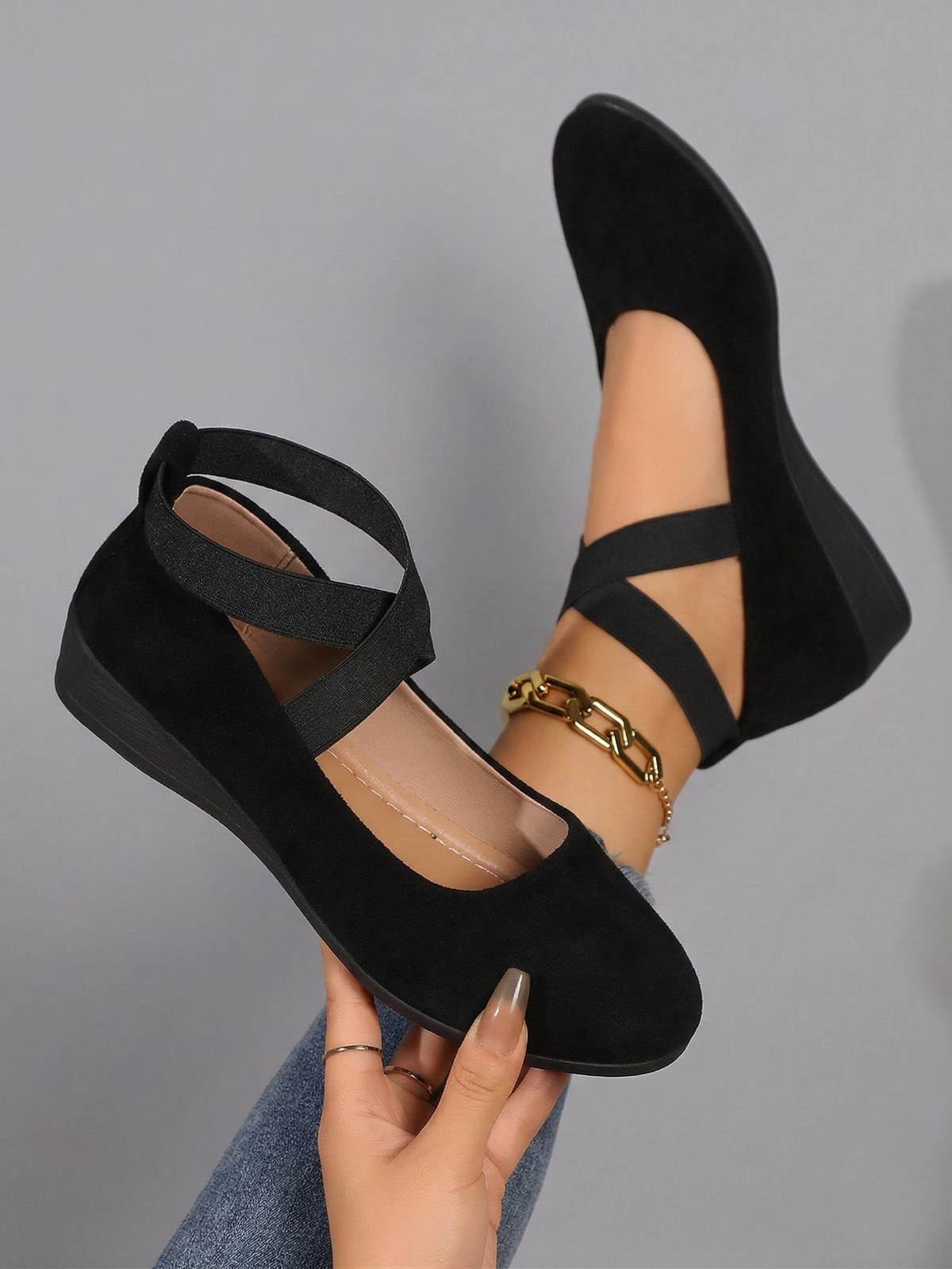 Madeleine | Chaussures Compensées Fermées et Confortables