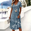 Robe Vintage à Motif Floral