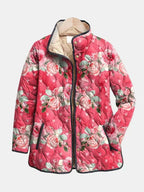 Venlora Mode| Christine Padded Jacket in Powdered Rose