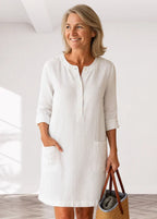 Evi | Robe décontractée pour femme, à la coupe ample et au style intemporel, idéale au quotidien