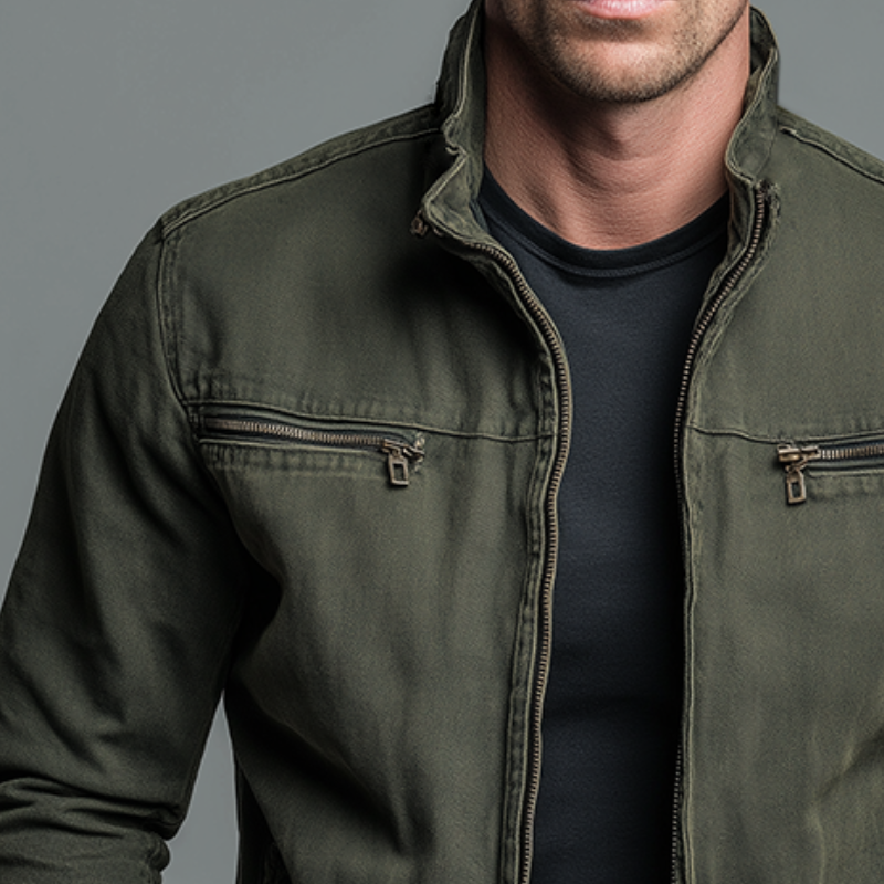 Renato | Veste Vintage de Champ Militaire