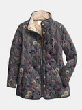 Venlora Mode | Nathalie Quilted Jacket with Dried Flowers