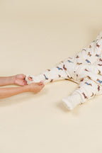 Combinaison de sommeil avec manches et chaussettes - Teckels Fantaisie - TOG 2.5