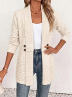 Juliette™ | Cardigan Élégant pour Femmes - Devant Ouvert & Taille Cintrée