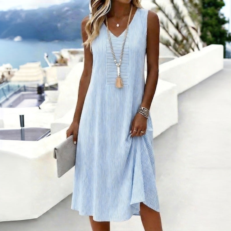 Robe Décontractée à Rayures
