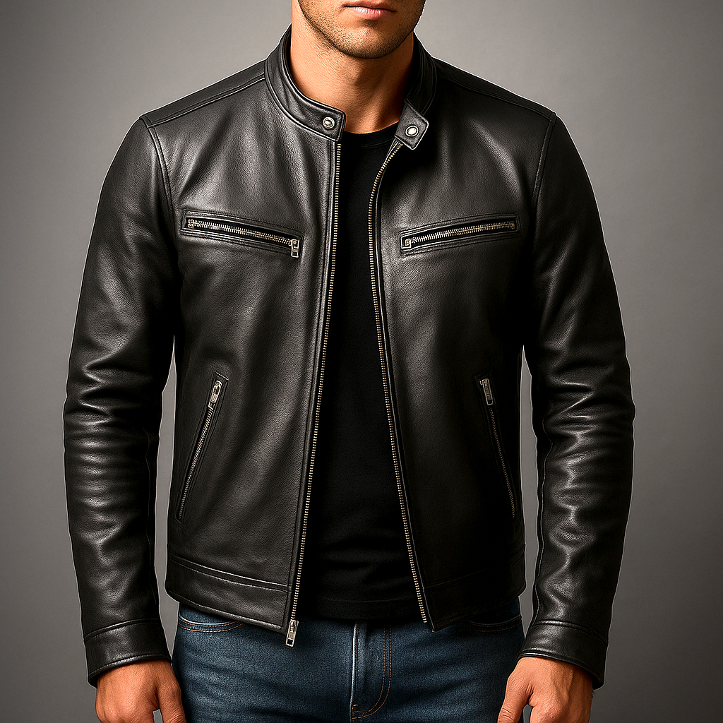 Guido | Veste en Cuir Rétro