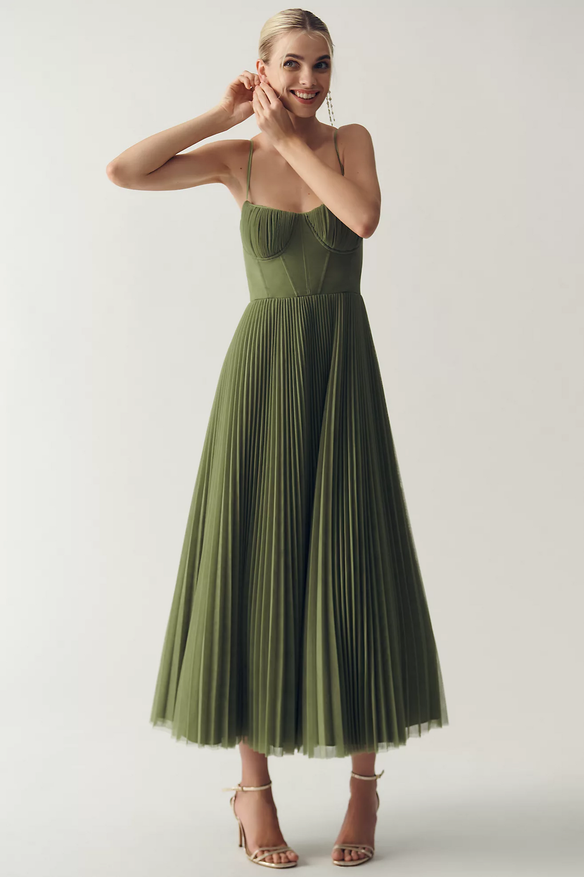 Venlora Mode | ROBE MIDI À CORSET STRUCTURÉE POUR FEMMESV