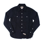 Chemise à rayures verticales pour homme - Manches longues, style décontracté, idéale pour le travail