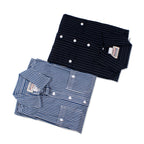 Chemise à rayures verticales pour homme - Manches longues, style décontracté, idéale pour le travail
