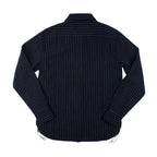 Chemise à rayures verticales pour homme - Manches longues, style décontracté, idéale pour le travail