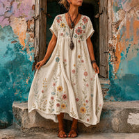 Robe Casual à Motif Floral