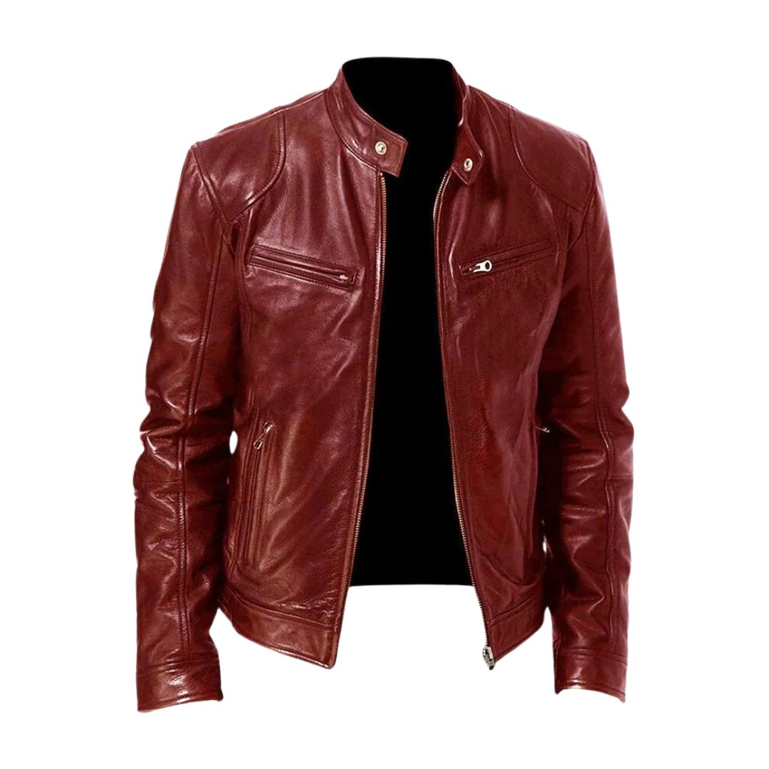 VENLORA MODE | Veste en cuir décontractée
