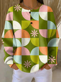Roxanne | Pull Colorblock Abstrait