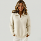Clémentine | Pull doux avec col