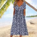 Amélie | Robe midi d’été à boutons