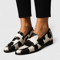 Antonella | Bicolore Printed Moccasins