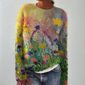 Venlora Mode  | Pull Maille Prairie Fleurie Manon