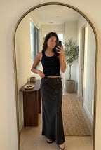 Maxi Satin Skirt