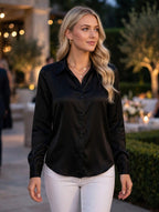 Chic Satin Blouse