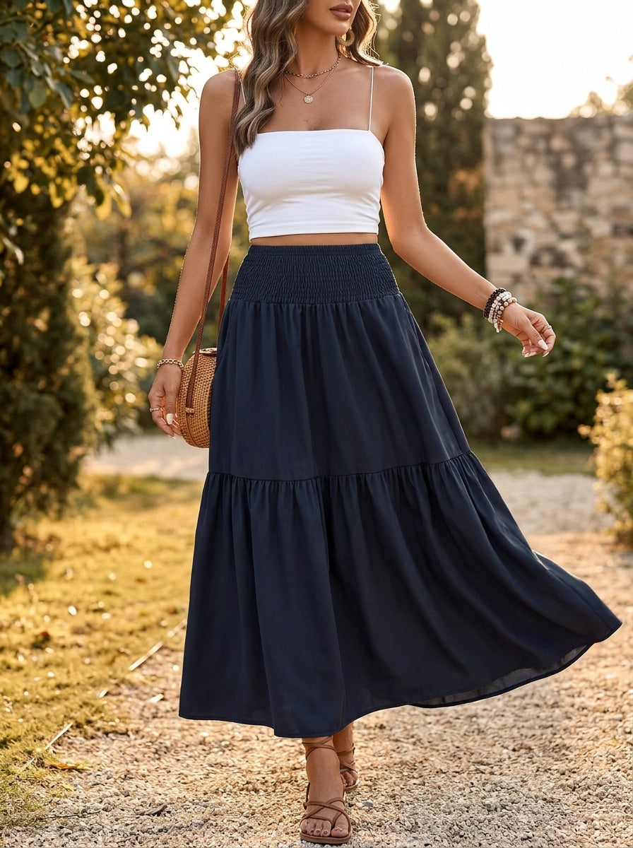 Chic Casual Maxi Skirt