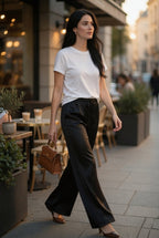 Chic Satin Trousers
