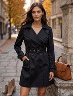 Élégant Trench d'Automne