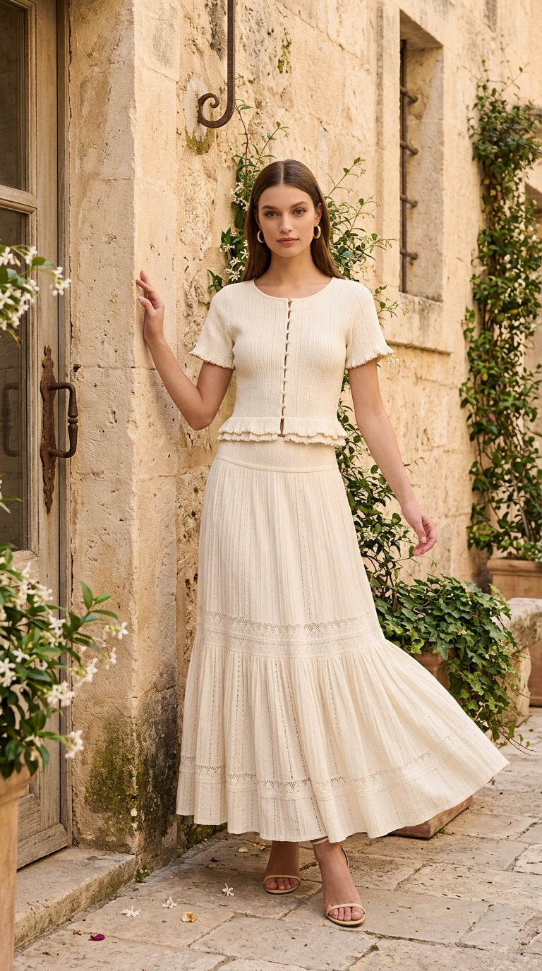 Élégante Tenue Blanche