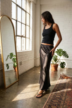 Maxi Satin Skirt