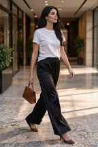 Chic Satin Trousers