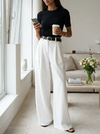 Pantalons Amples Sans Ceinture