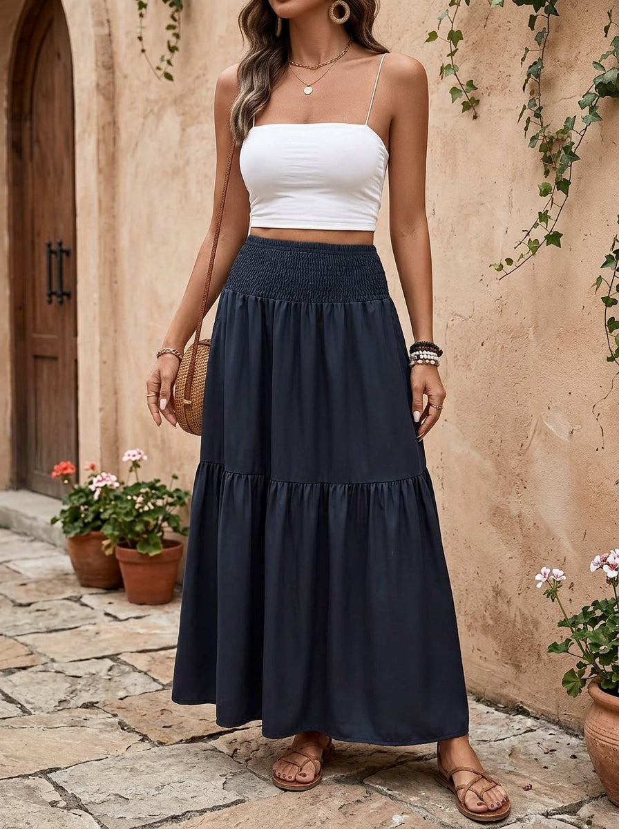 Chic Casual Maxi Skirt