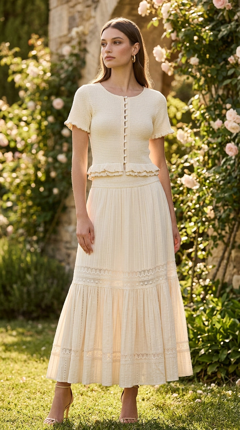 Élégante Tenue Blanche