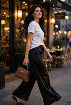 Chic Satin Trousers