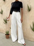 Pantalons Amples Sans Ceinture