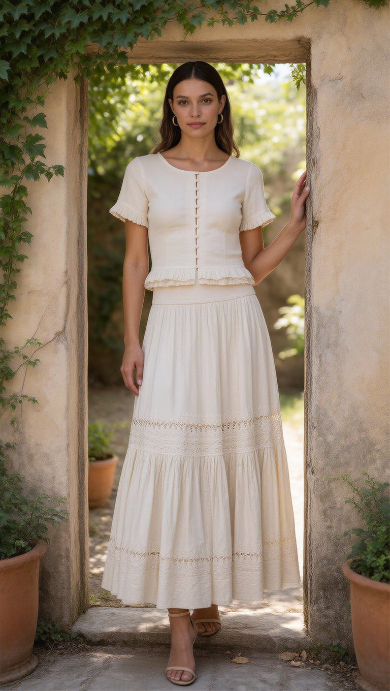 Élégante Tenue Blanche