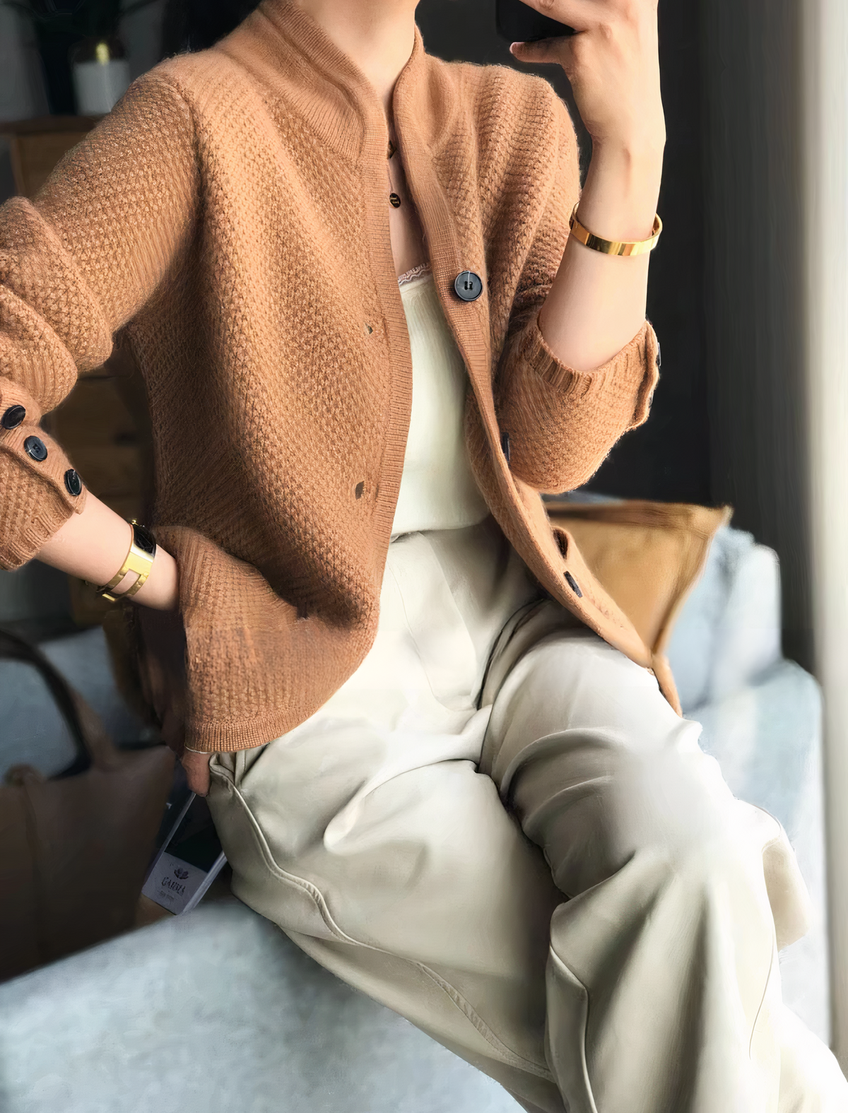 Aramis | Cardigan à boutons pour femme | Moderne